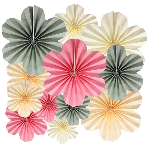 Papier blumenfächer girlande - papier,