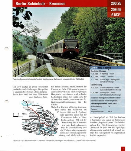 Berlin schönholz kremmen - berlin-schönholz,