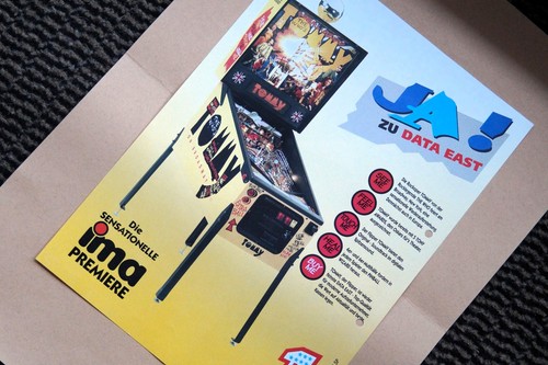Flyer für flipper pinball - für,