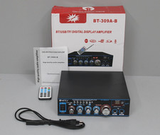 Teli BT-3094-B Karaoke-Nachhall-Leistungsverstärker Schwarz BT/USB/TF/FM Audio