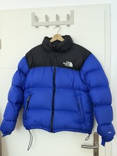 The North Face Herren 1996 Retro Nuptse 700 Daunen Jacke, Blau Schwarz, Größe L