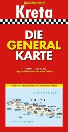 Die generalkarte kreta 150 - generalkarte, 1:150