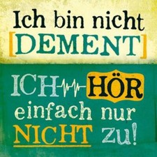 Kühlschrankmagnet Magnet Sticky Jam "Dement" Recycling Upcycling Geschenk