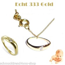 SET TAUFRING CZ-ZIRKONIA KETTE