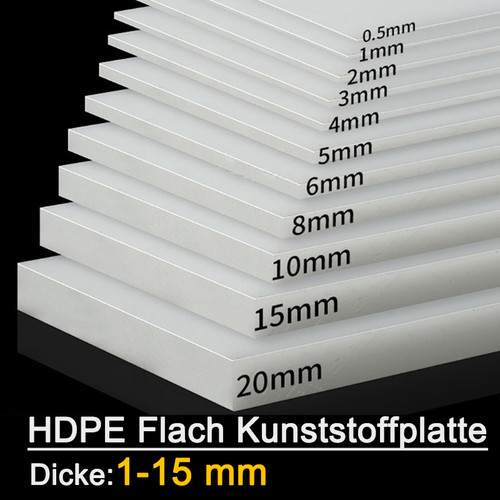 Hdpe flach kunststoffplatte - flach,