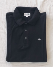 Lacoste Poloshirt Slim Fit schwarz Größe FR 5 US L