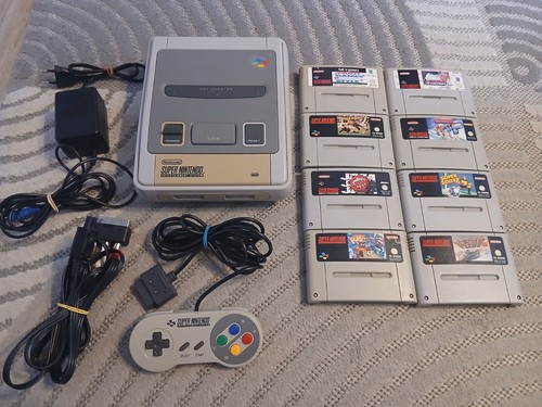 Snes super nintendo - super, konsole