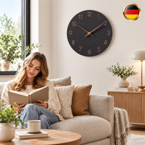 Holz wanduhr ohne - holz,