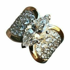 Cluster-Verlobungsring Ehering