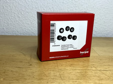 Herpa 87MBS026352 Zubehör MBS Radsätze Scania Vabis Stahl, silber/rot, 1:87/H0