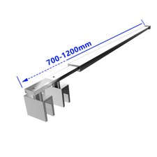 EMKE Wandhalterung Duschwand Stabilisator Dusche Duschwand Stabilisierungsstange