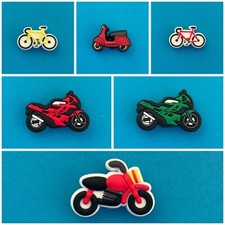 Schuhstecker/Shoe Charms/Anstecker/Pin für Clogs FAHRRAD/RENNRAD/ROLLER/MOTORRAD