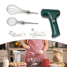 Handmixer 24.6*16CM Doppelstab-Konfiguration Kuchen Backen USB Aufladung