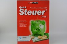 Lexware QuickSteuer 2018 Vollversion Box, CD, Handbuch | Steuerjahr 2017