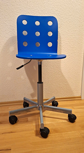 Ikea blauer schreibtischstuhl - ikea,