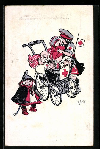 Künstler heinrich zille - künstler-ak,