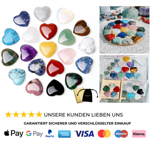 Herz edelstein mini - herz,