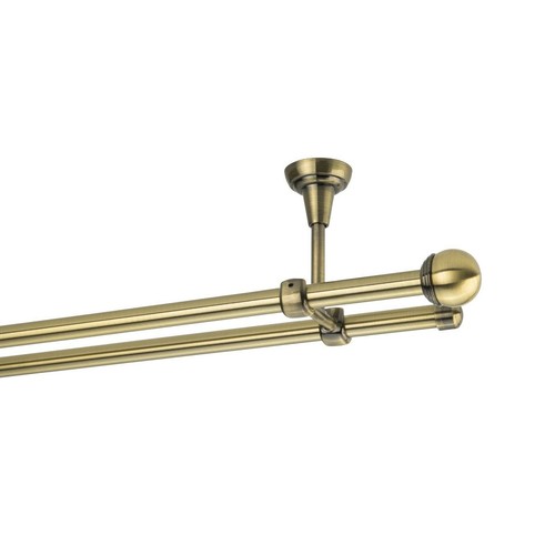 Gardinenstange silber antik - gardinenstange,