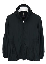 Mabrun Jacke Damen (Eu) 40 Reißverschluss Stehkragen Leicht Dünn Schwarz