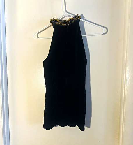 Carmen marc valvo black halter - valvo,