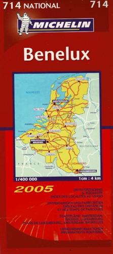 Michelin straßenkarte benelux - straßenkarte,