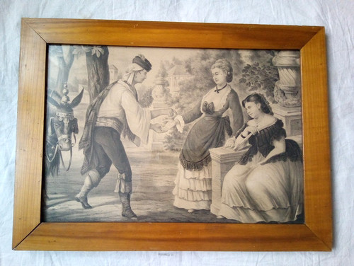 Großer kirsch furnierter - großer,