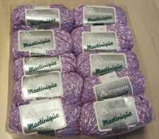 500g Wolle Martinique Vrilée - Austermann - lavendel  - Lila - Reines Naturgarn 