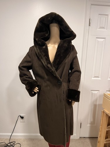 Hooded zara parka - hooded, brown