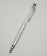 Neuer Kugelschreiber, wie KRISTALLIN von SWAROVSKI, mit Touchpen, SILBER