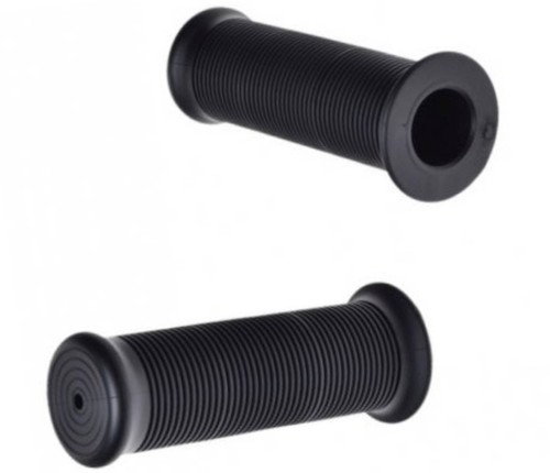 Schwarz retro lenkergriffe - schwarz,