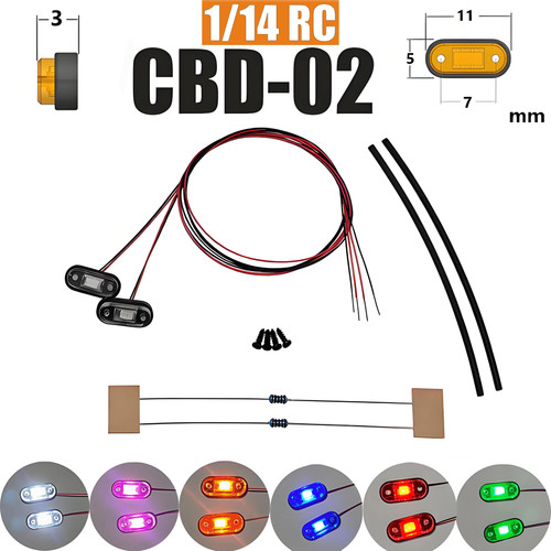 Maßstab 2stk led - maßstab, 3v