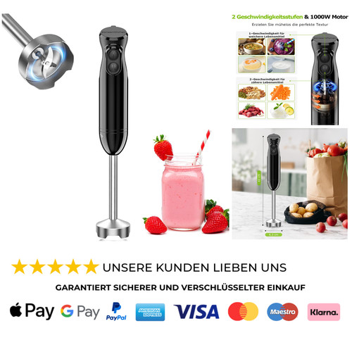 Stabmixer 1000w - 1000w, 2