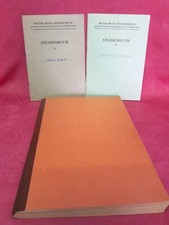2 Studienbücher + Schriftl. Arbeit für II. Lehrerprüfung Riegelsberg 60er 25461