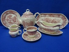 Villeroy & Boch Burgenland Rot Geschirr - Teile zur Auswahl Teller Tasse Platte