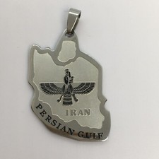 Grundmetall weiß Faravahar Farvahar Ahura Mazda ZOROASTRISCH Perser Anhänger