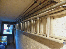 Aluminium Stehleiter, super lang 4,32 m bis Max 7 m , nur 40 cm Breit