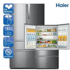 Haier HB26FSSAAA Kühlschrank French-Door mit Edelstahlfront 685 Liter LED