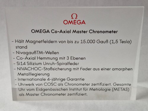 Omega axial master - omega,