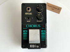KORG CHR-1 Chorus Stereo Analog Guitar Effect Pedal Used Tested JP Rare Vintage