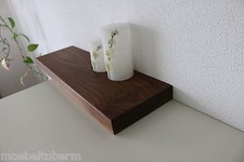 Wandboard Nussbaum Massiv Holz