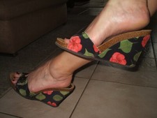 Scholl High Heels Zoccoli Plateau Pantoletten Sandaletten Clogs Mules 39 TOP