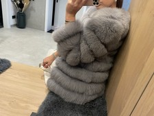 Echtpelz Fuchspelz Weste