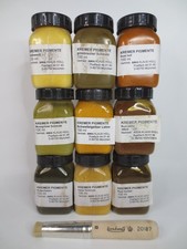 ASOA Kremer Pigmente 3009 Verwitterungs-Set mit 9 x 100ml Farbpuder CH23778
