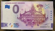 0 Euro Schein Striezelmarkt Dresden XEAD 2022-4 Weihnachten