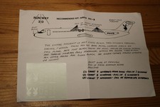 Oringinal airliner decal  RUNWAY30  PLAYBOY DC-9 in 1/144 scale