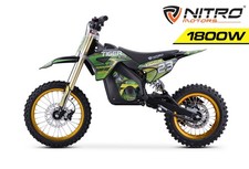 Nitro Motors Tiger DLX Elektro Crossbike 1300W 48V 14/12 Lithium 13Ah Brushless