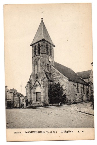 Cpa dampierre - dampierre, (yvelines)