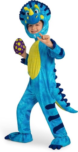 Triceratops kinderkostüm blau - triceratops,
