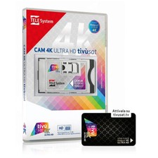 TivuSat Telesystem CI+ Modul / CAM 4K ULTRA HD inklusive BLACK Smartcard