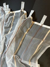 2 Stück gebrauchte Gardinen mit Schlaufen